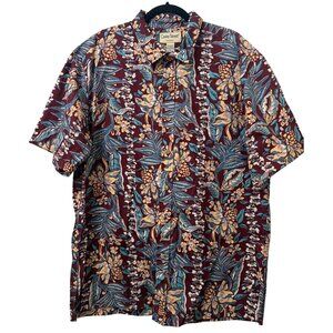Cooke Street Honolulu Mens Hawaiian Shirt XL Extra Large Aloha Floral Collar New